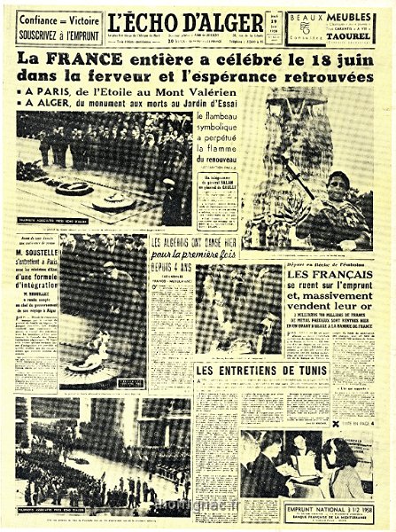Echo d Alger 19 juin 1958.jpg - Echo d Alger 19 juin 1958